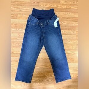 NWT Time and Tru Women's Maternity Straight Leg Jeans, 27" Inseam, Sizes Large